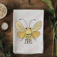 Funny Moth Embroidery Design