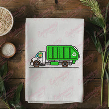 Garbage Truck Machine Embroidery Design