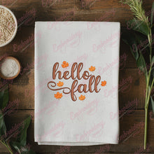 Hello Fall Embroidery Machine File