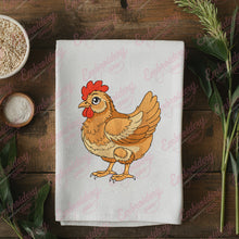 Cute Chicken Hen Embroidery Design