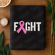 Fight Breast Cancer Awareness Embroidery Design