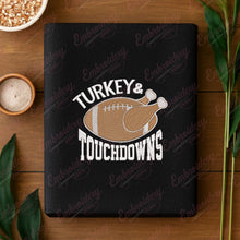Turkey & Touchdowns Thanksgiving Football Embroidery Design