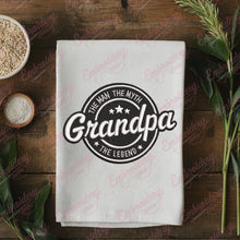Grandpa The Man The Myth The Legend Embroidery Design