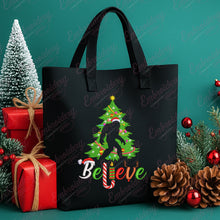 Believe Bigfoot Christmas Embroidery Design