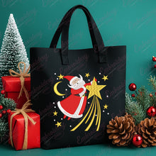 Santa Amidst The Stars Christmas Embroidery Design