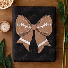 American Football Coquette Bow Embroidery Design