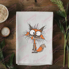 Crazy Fox Embroidery Design