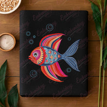 Rainbow Fish Embroidery Design