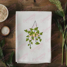 Hanging Plant Embroidery Design