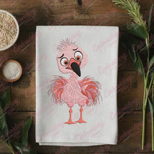 Funny Flamingo Embroidery Design