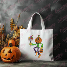 Halloween Pumpkin Elf Embroidery Design
