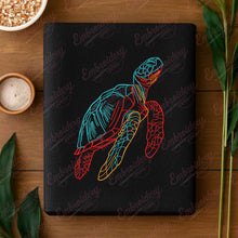 Sea Turtle LinArt Embroidery Design