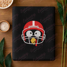 Thanksgiving Turkey Football Player Embroidery Design