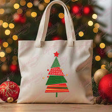 Modern Christmas Tree Applique Embroidery Design