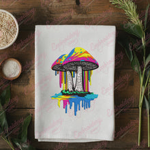 Colorful Mashroom Embroidery Design