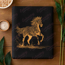 Running Horse LinArt Embroidery Design