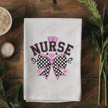 Nurse With Bow Embroidery Design