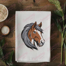Cute Horse Head Embroidery Design