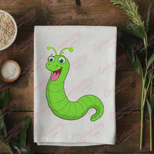 Funny Caterpillar Embroidery Design