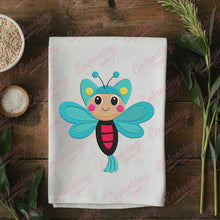 Funny Butterfly Embroidery Design