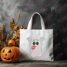Cute Cartoon Ghost Halloween Embroidery Design