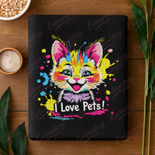 I Love Pets Cat Embroidery Design