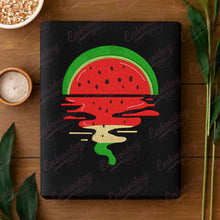 Watermelon Vaporwave Sunset Embroidery Design