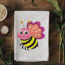 Funny Bee Embroidery Design