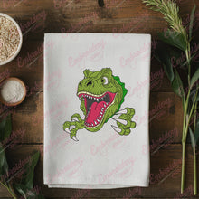 Dinosaur Face Embroidery Design For Dinosaur Lover
