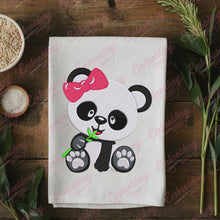 Cute Baby Panda Embroidery Design