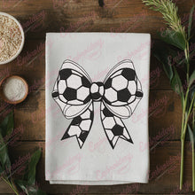 Soccer Ball Coquette Bow Embroidery Design