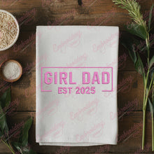 Girl Dad 2025 Embroidery Design