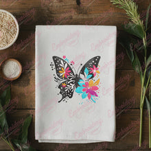 Floral Butterfly Machine Embroidery Design