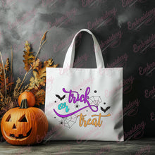 Trick Or Treat Halloween Embroidery Design