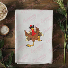 Dancing Turkey Thanksgiving Embroidery Design
