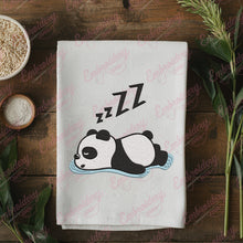 Sleeping Panda Embroidery Design