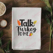 Talk Turkey To Me Thanksgiving Quote Embroidery File