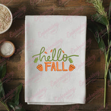 Hello Fall Machine Embroidery Design