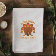 Thanksgiving Guess What Turkey Butt Embroidery Design