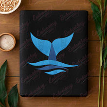 Whale Tail Serenity Embroidery Design