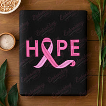 Hope Breast Cancer Awareness Embroidery Pattern