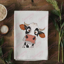 Funny Cattle Cow Embroidery Design