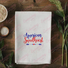 American Sweetheart Embroidery Design