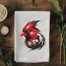 Red Cardinal Bird Embroidery Design Nature Inspired Stitch Art