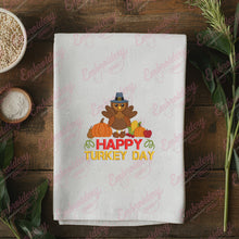 Happy Turkey Day Celebration Embroidery Design