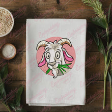Vintage Goat Embroidery Design