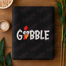 Thanksgiving Gobble Turkey Embroidery Design