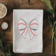 Baseball Simple Bow Embroidery Design