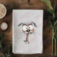 Elegant Crazy Dog Embroidery Design