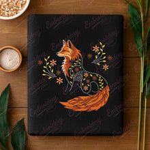 Floral Fox Embroidery Design